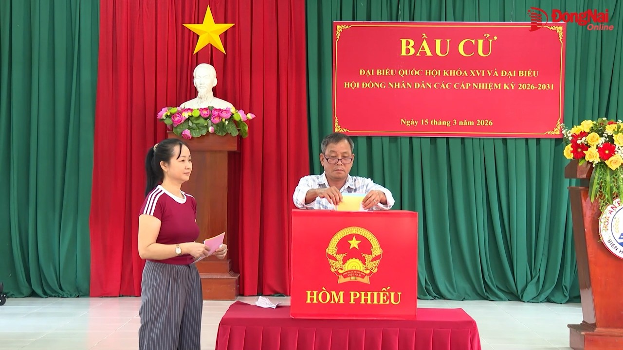 Công nhân Đồng Nai gửi gắm niềm tin qua từng lá phiếu | ĐNNRTV