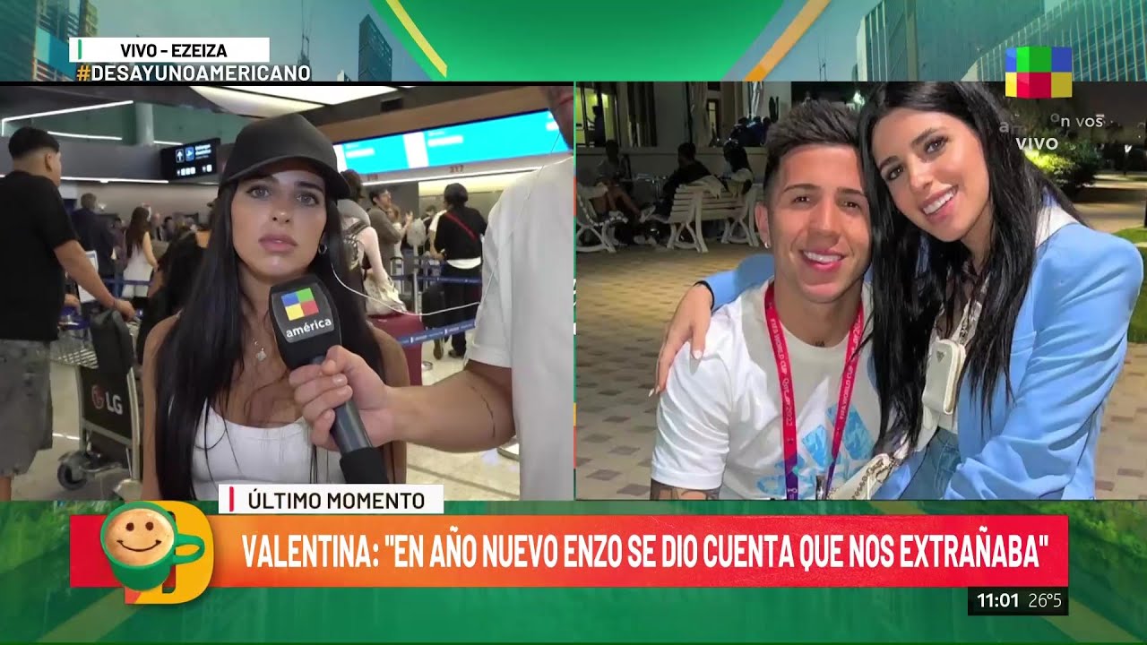 🗣️ Valu Cervantes habla de su reconciliación con Enzo Fernández: 