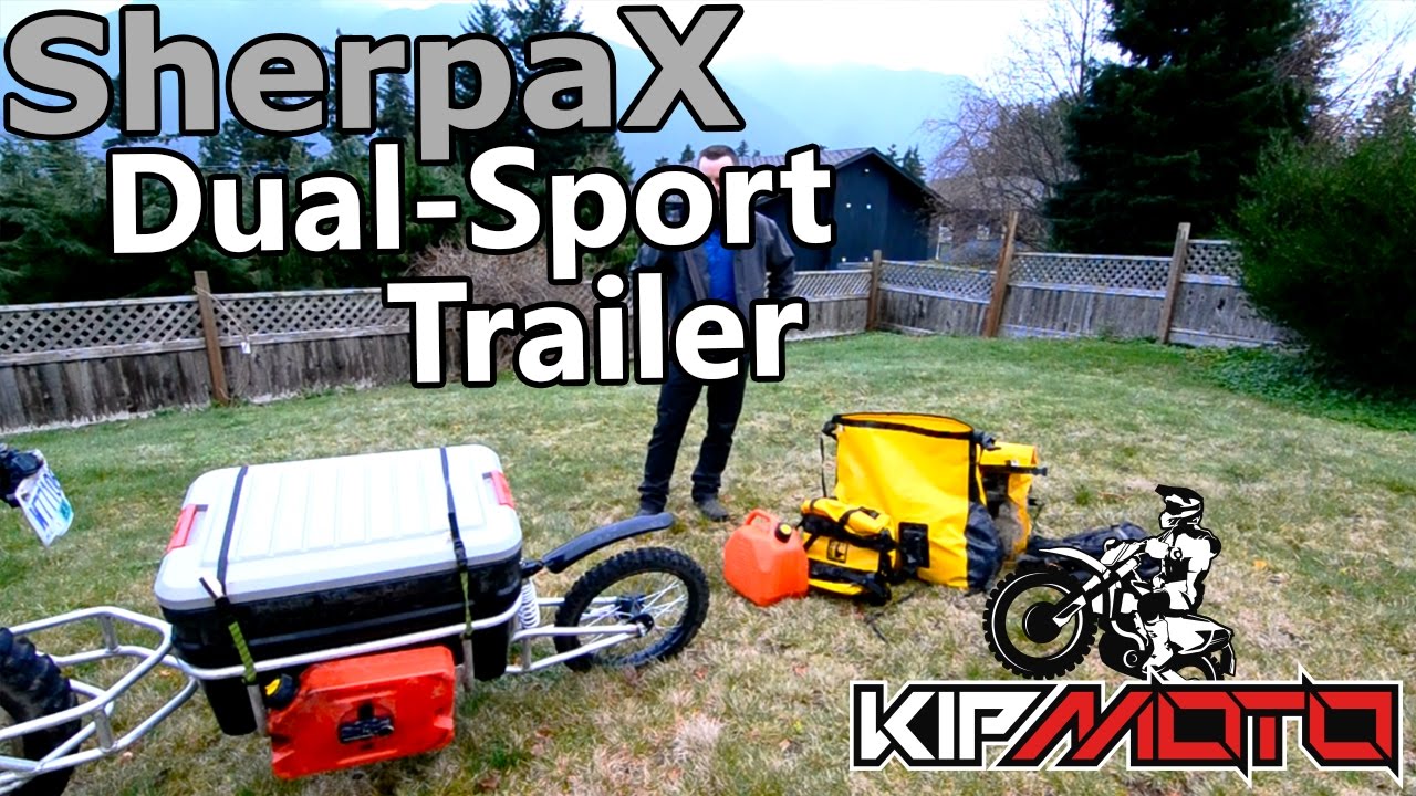 KIP MOTO - SherpaX - DUAL SPORT Motorcycle TRAILER