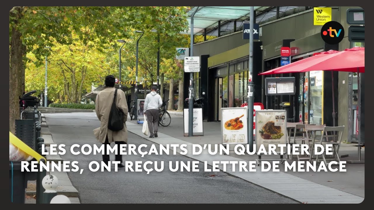 A Rennes, des commerçants victimes de menaces