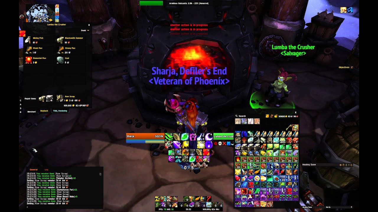 Automatic Vendoring Salvage Yard - TradeSkillMaster additon
