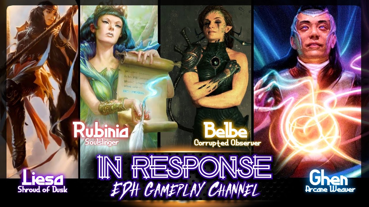 Liesa vs Rubinia vs Belbe vs Ghen: Commander Gameplay