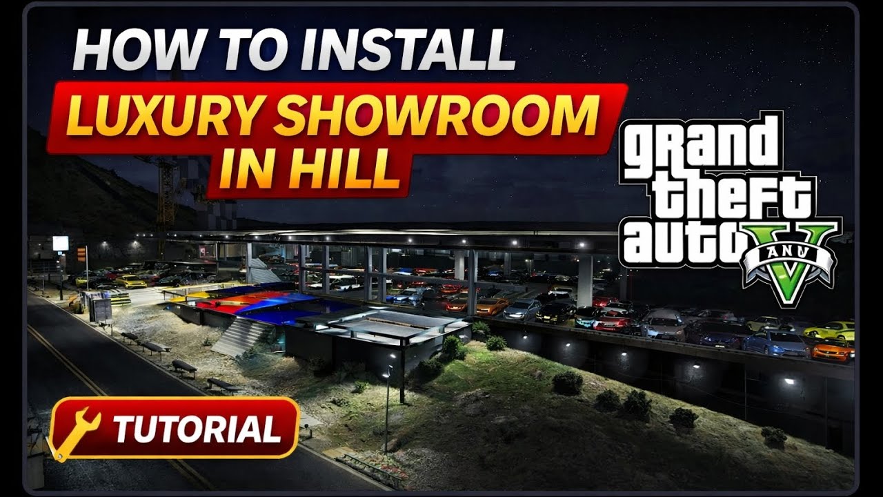 How To Install Luxury Showroom In Hill | GTA V Map Editor Tutorial