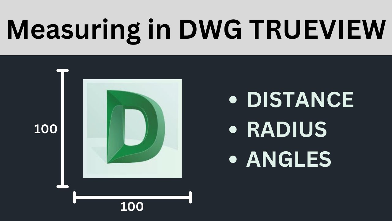 Как измерять объекты — DWG TrueView