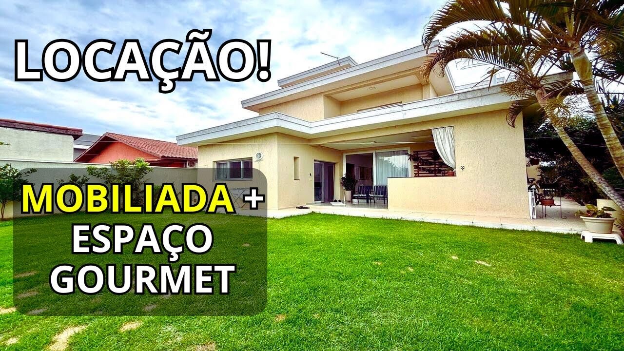 Casa para Locação no New Ville | 4 Suítes, Mobiliada e Espaço Gourmet – Santana de Parnaíba SP