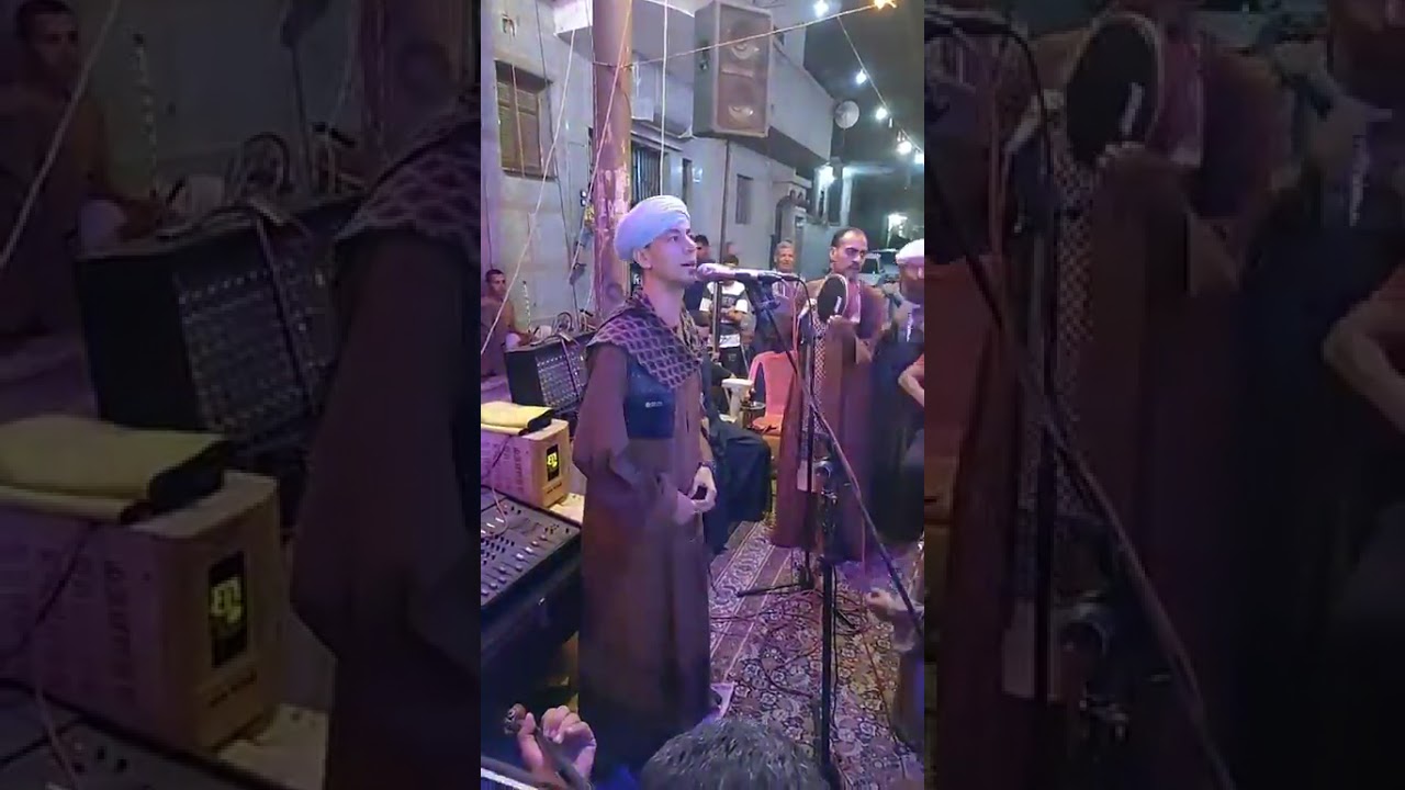 الشيخ احمد شوقي من ليالي مولد النبي صلي الله عليه وسلم من قريه اولاد علي 💟🤲
