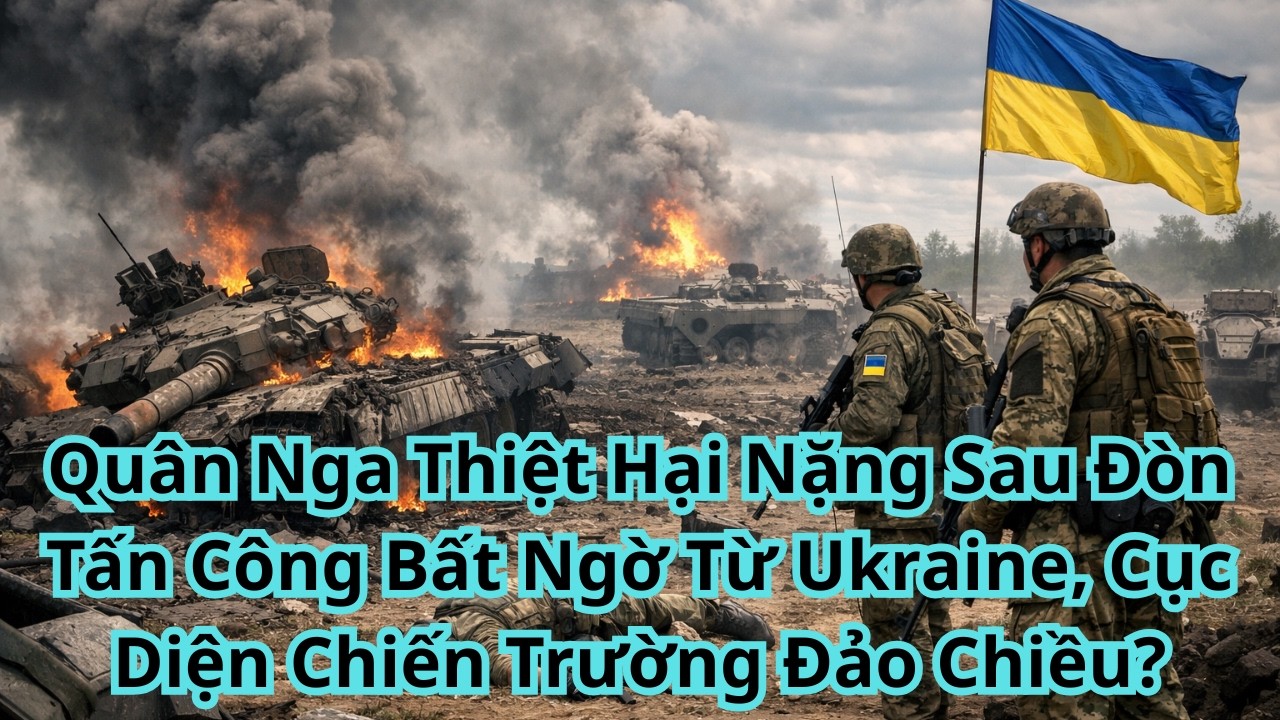 Quân Nga Thiệt Hại Nặng Sau Đòn Tấn Công Bất Ngờ Từ Ukraine, Cục Diện Chiến Trường Đảo Chiều?