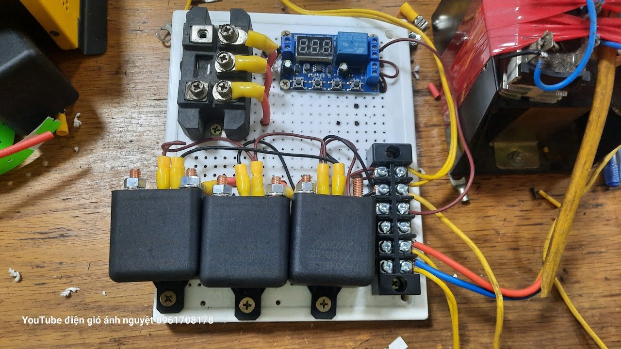 hướng dẫn đấu nối mạch sạc chuyên gió 12v đến 150v từ a-z chị tiết