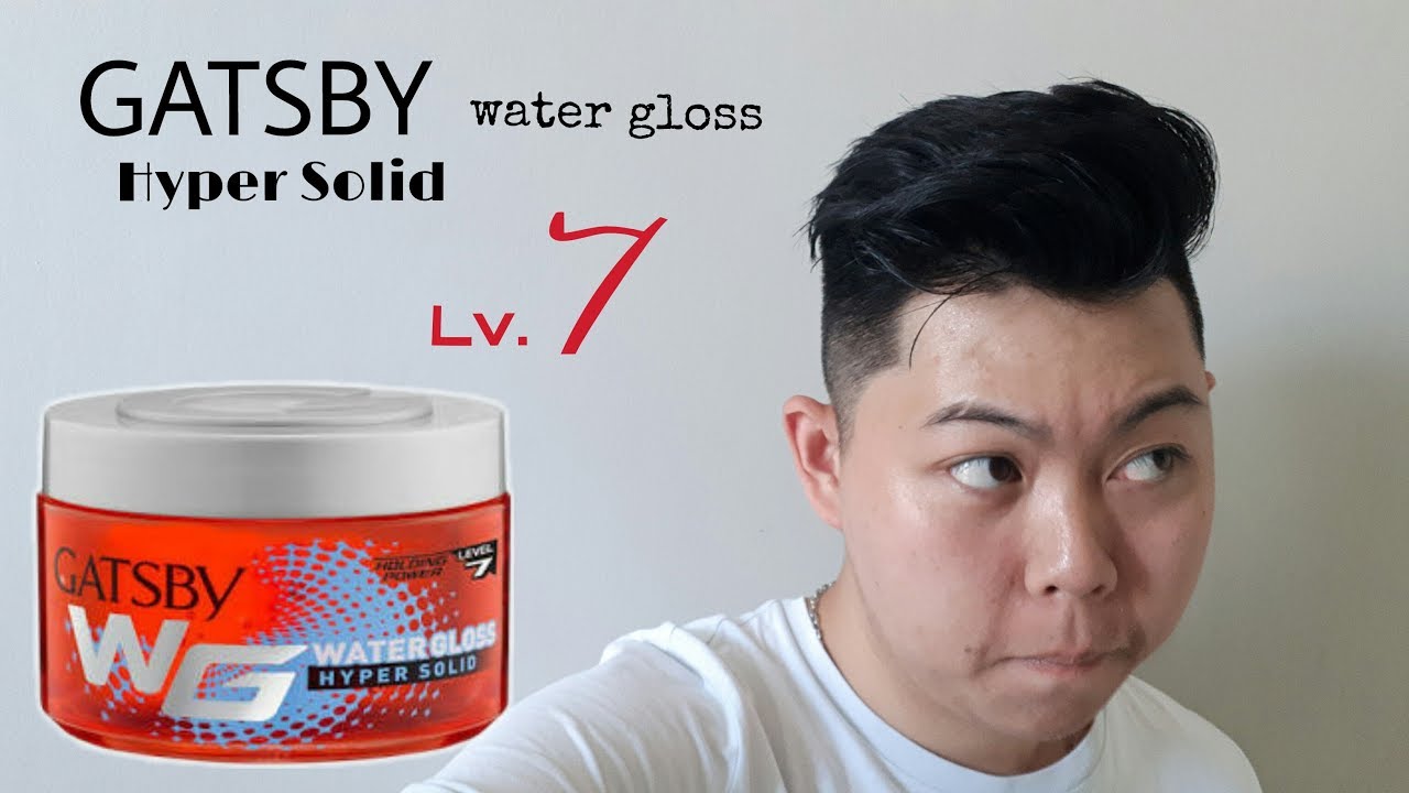 GATSBY WATER GLOSS LEVEL 7 HYPER SOLID - SEKALI PAKAI BUANG! (INDONESIA)