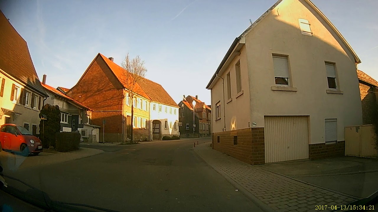 Durch den Kraichgau. Fahrt In der Region Eppingen - Berwangen, Richen Richtung - Kirchardt.