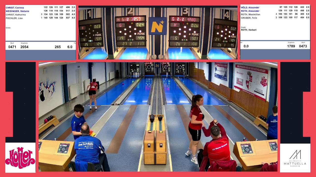 NÖ B-Liga Süd / KV Wr. Neustadt 4 vs. SKC Baden & KV Wiener Neustadt vs. KSU Gutenstein 2