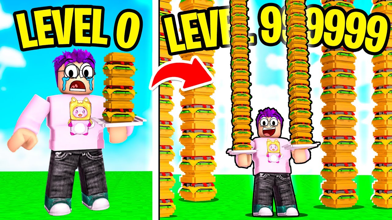 Can We Make A MILLION DOLLAR BURGER In ROBLOX CHEESEBURGER SIMULATOR!? (MAX LEVEL!)