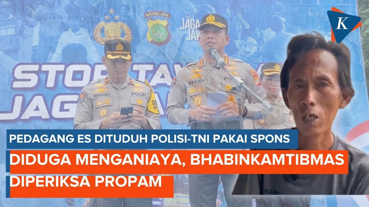 Polisi yang Tuduh dan Diduga Aniaya Pedagang Es Gabus Diperiksa Propam Polda Metro