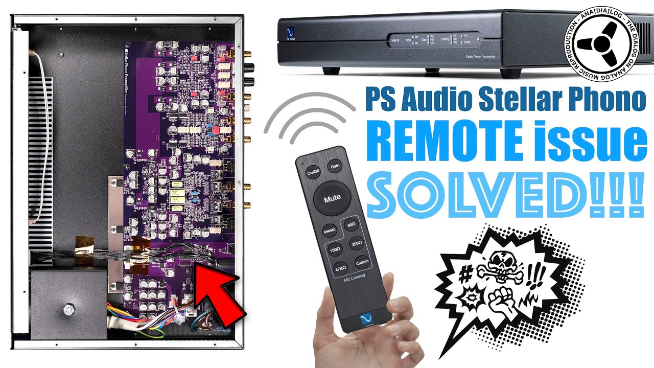PS Audio Stellar Phono: Remote problem solved!