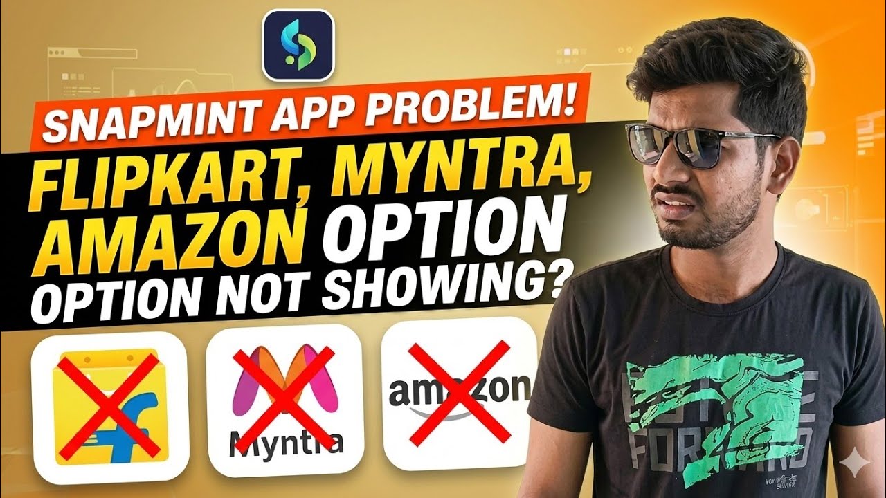 Snapmint App (Flipkart, Amazon, Myntra) Option Not Showing? 😱 | Snapmint app problem