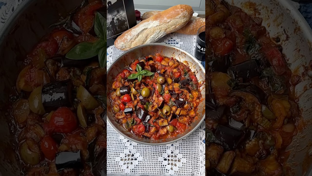 🇮🇹🍆Caponata Siciliana #eggplant #cooking #recipe #cookingvideo #easyrecipe #cook #sicily