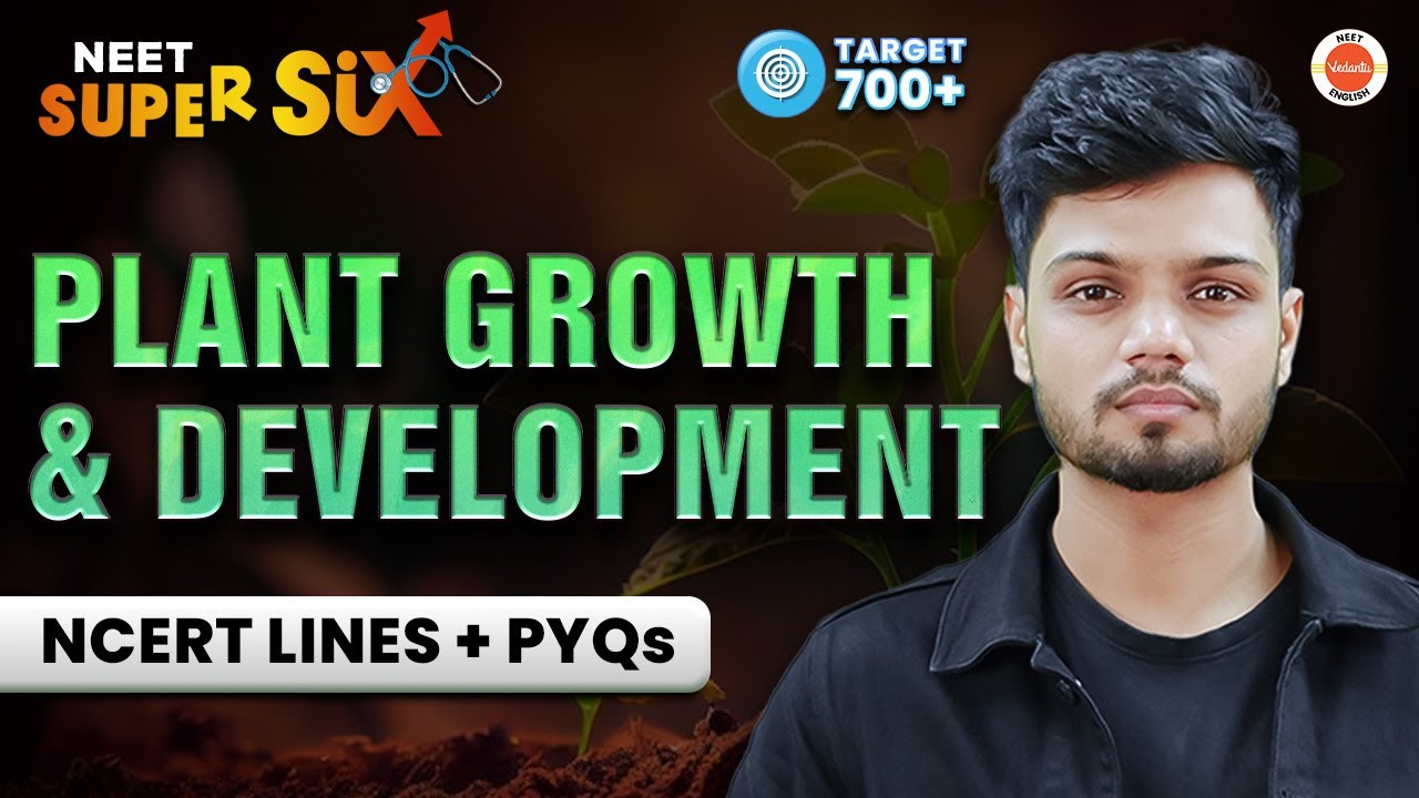 Plant growth and development 🌱 | NCERT Lines + PYQ's Solving | NEET 2024 Biology | Basavaraj Sir