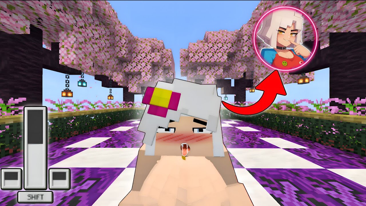 AM I HELP MY NEW FRIEND COLETTE 😍 IN MINECRAFT AND SHE GIVE ME SOMETHING TO DO IT #3 ( NO BLUR ) 🥵