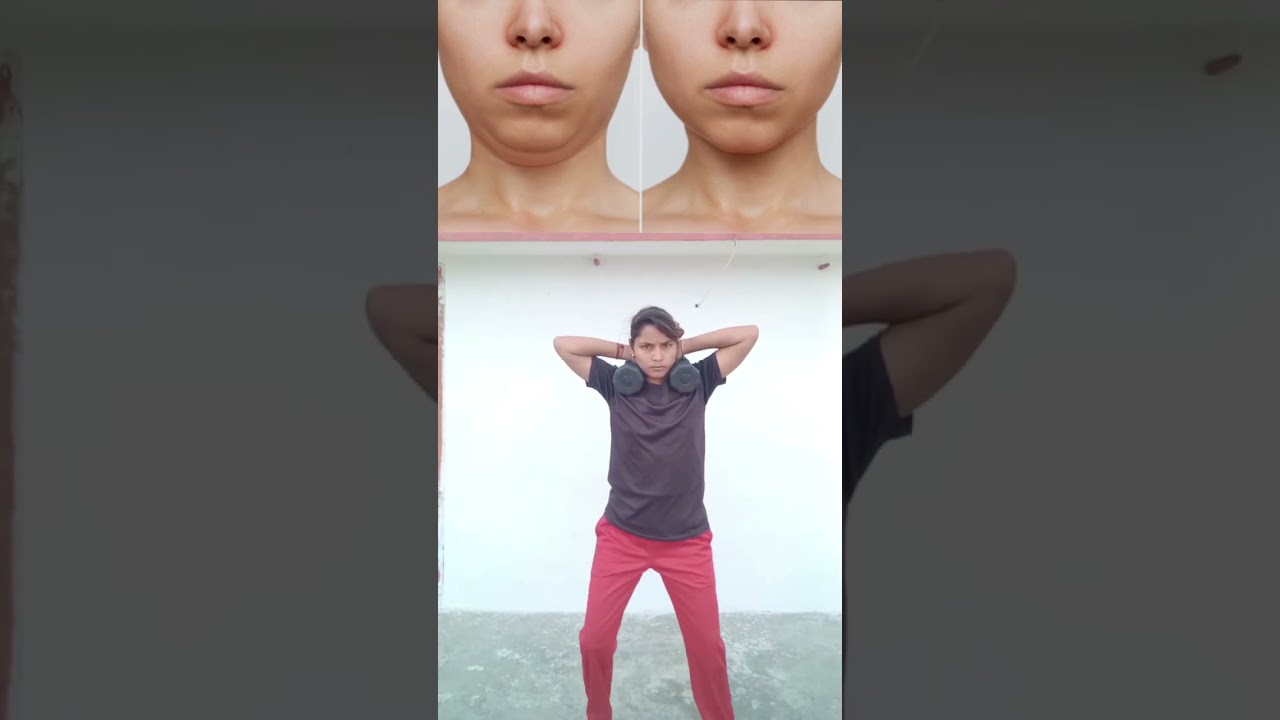 Advance exercises for neck / face fat burn ❤️‍🔥 
