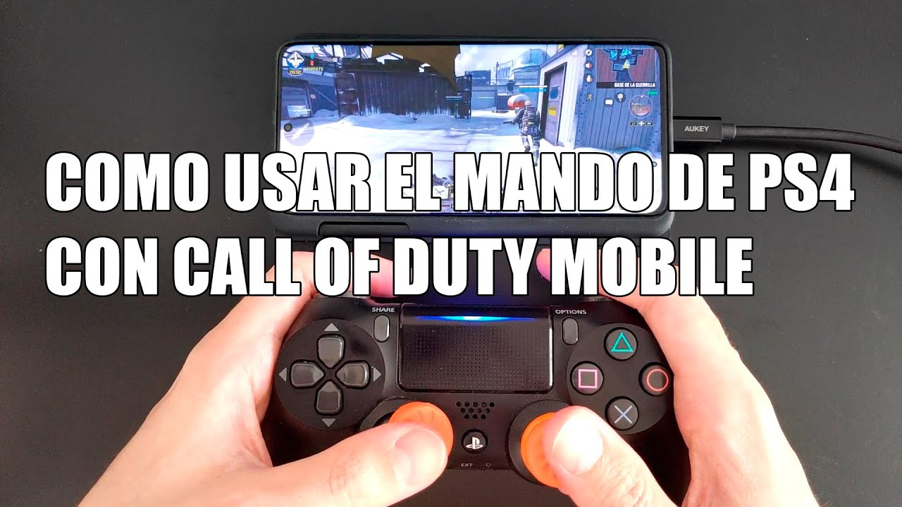 Como usar el Mando de Playstation 4 con Call of Duty Mobile