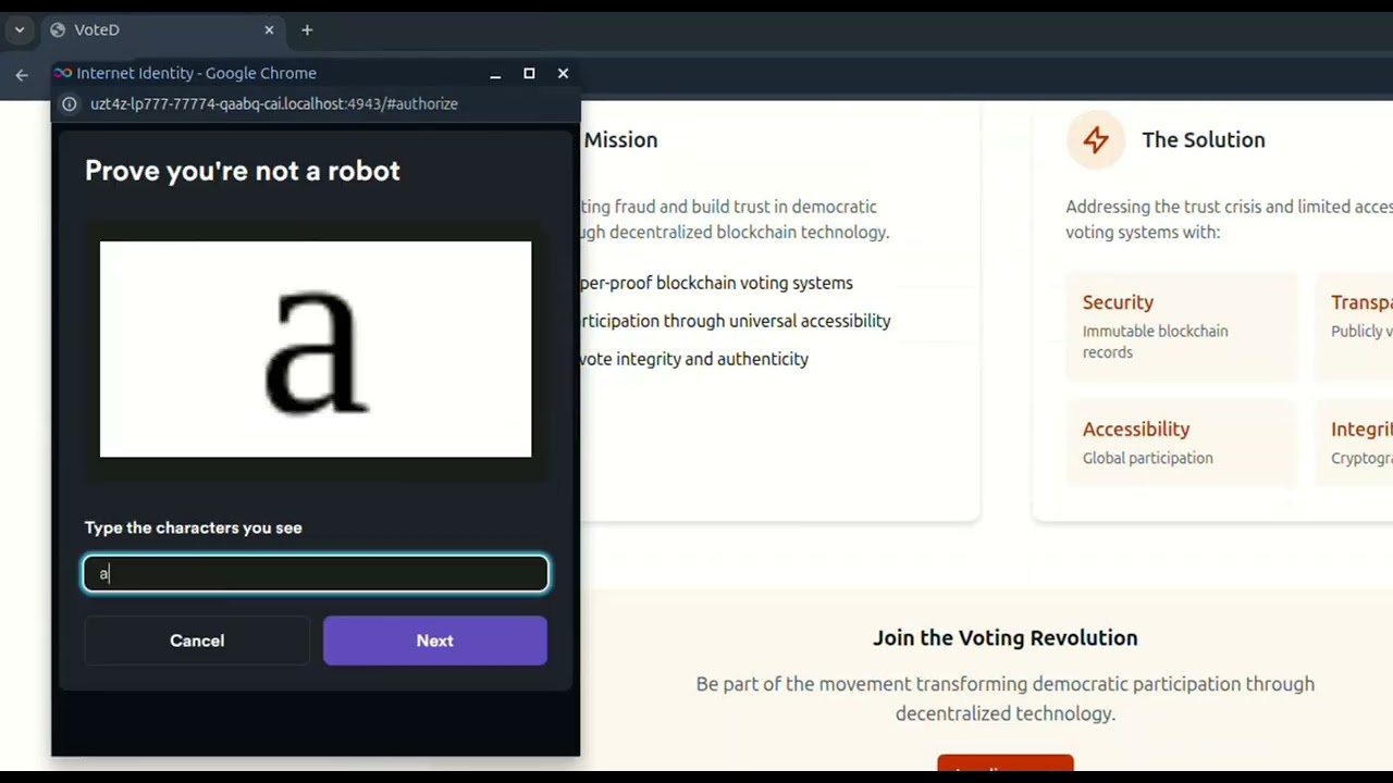 VoteD: The Future of Transparent Voting