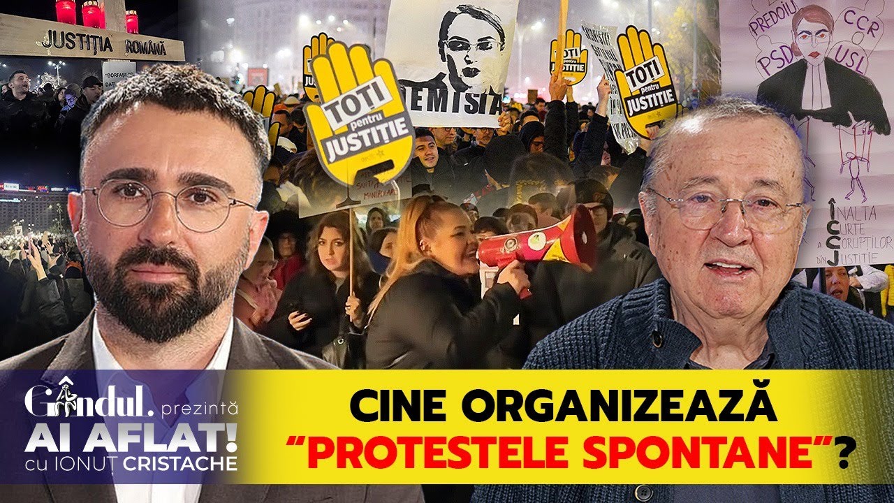 Ion Cristoiu - Cine și ce urmărește cu &ldquo;protestele spontane&rdquo;! | Ai aflat! Cu Ionuț Cristache