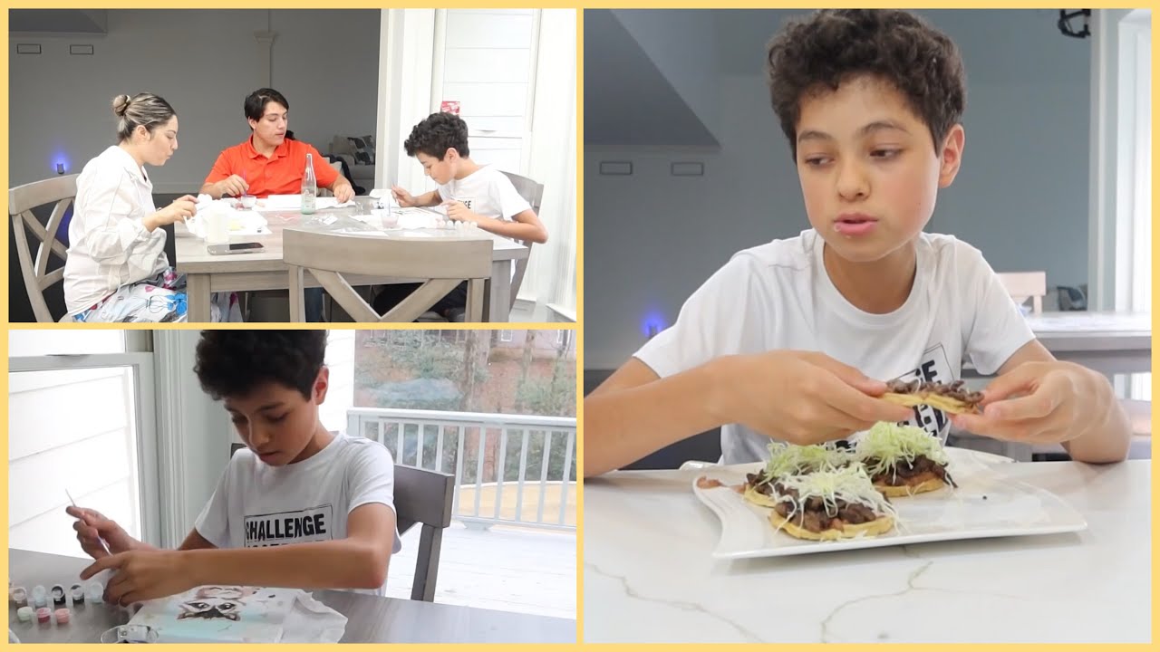 &ldquo;Vlog Familiar | ASI DISFRUTAMOS TIEMPO JUNTOS&rdquo; Pintando Comida y Rutina en Casa&rdquo;