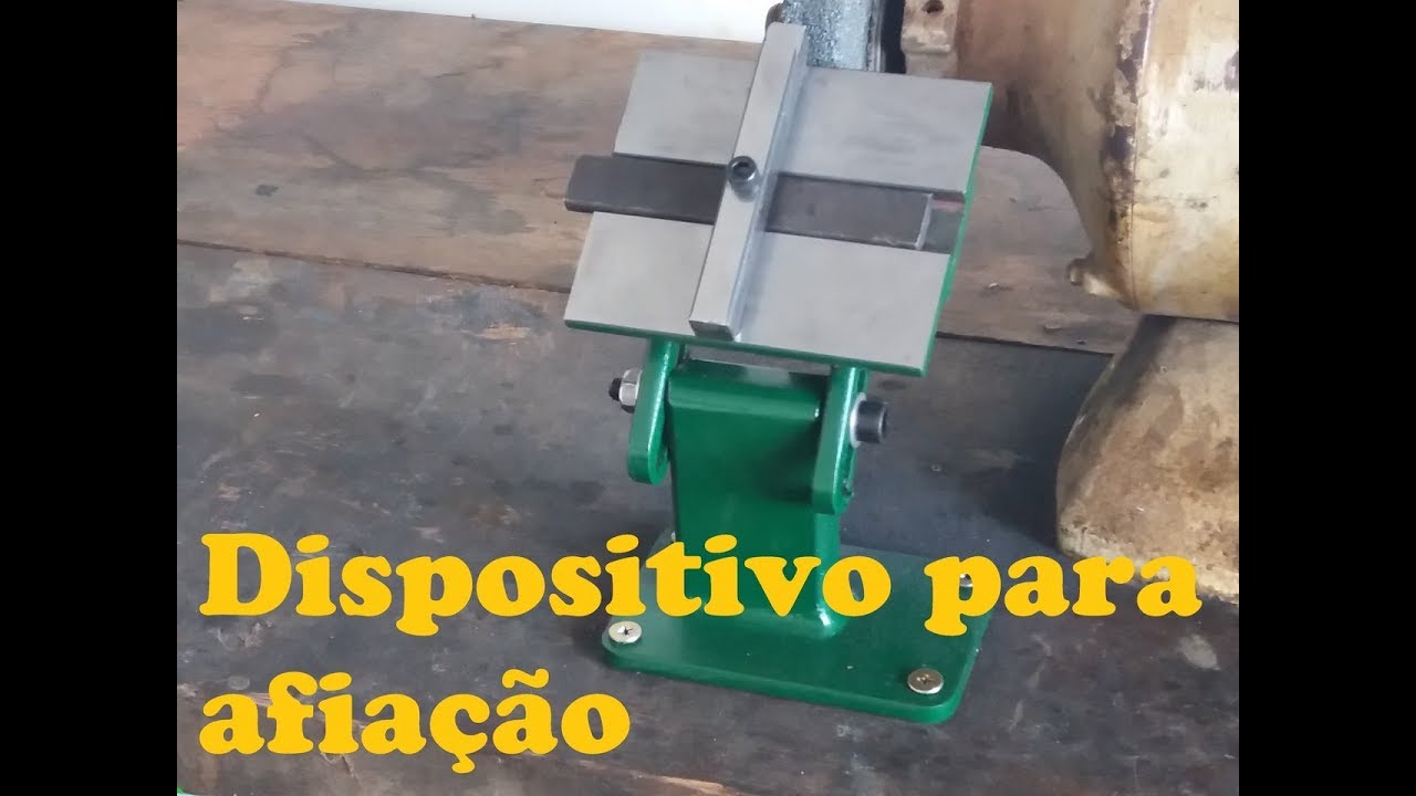 apoio para afiação (homemade grinder tool rest)