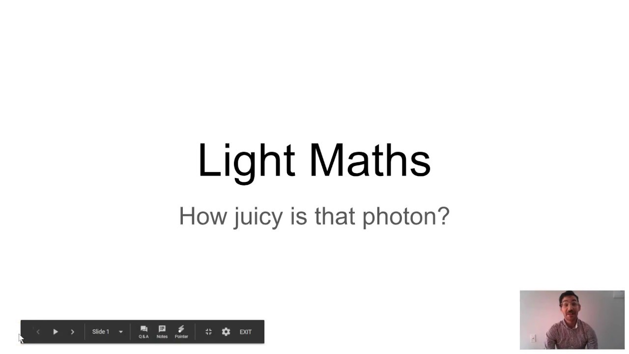 Light Maths (EMR calculations)