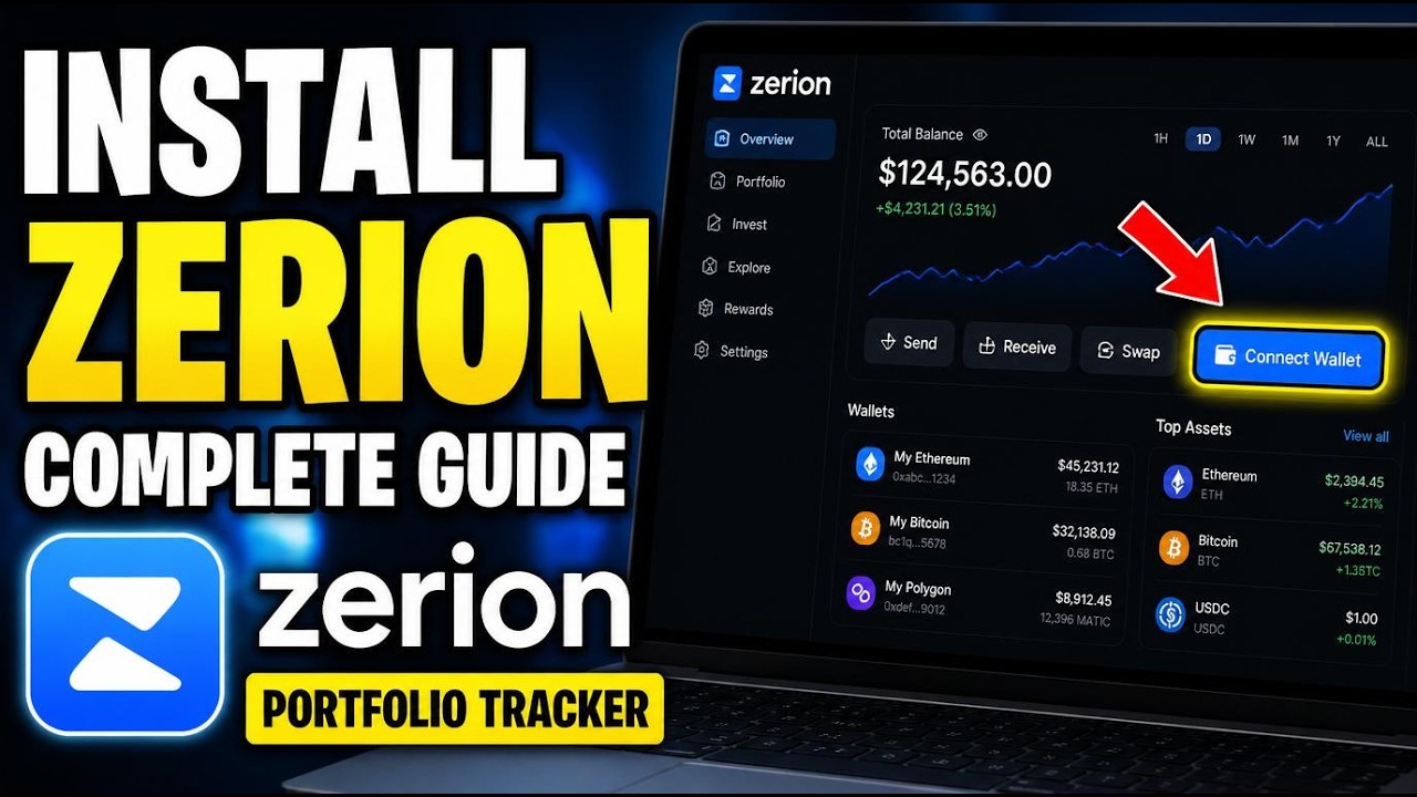 How to install Zerion portfolio tracker with wallet connections - Complete Guide