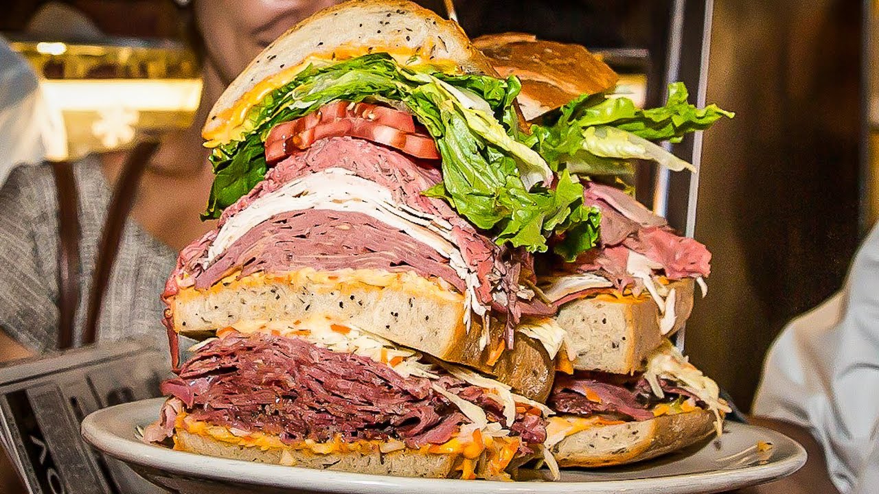 NEW YORK'S BIGGEST SANDWICH CHALLENGE | The Trip To Manhattan Pt.1