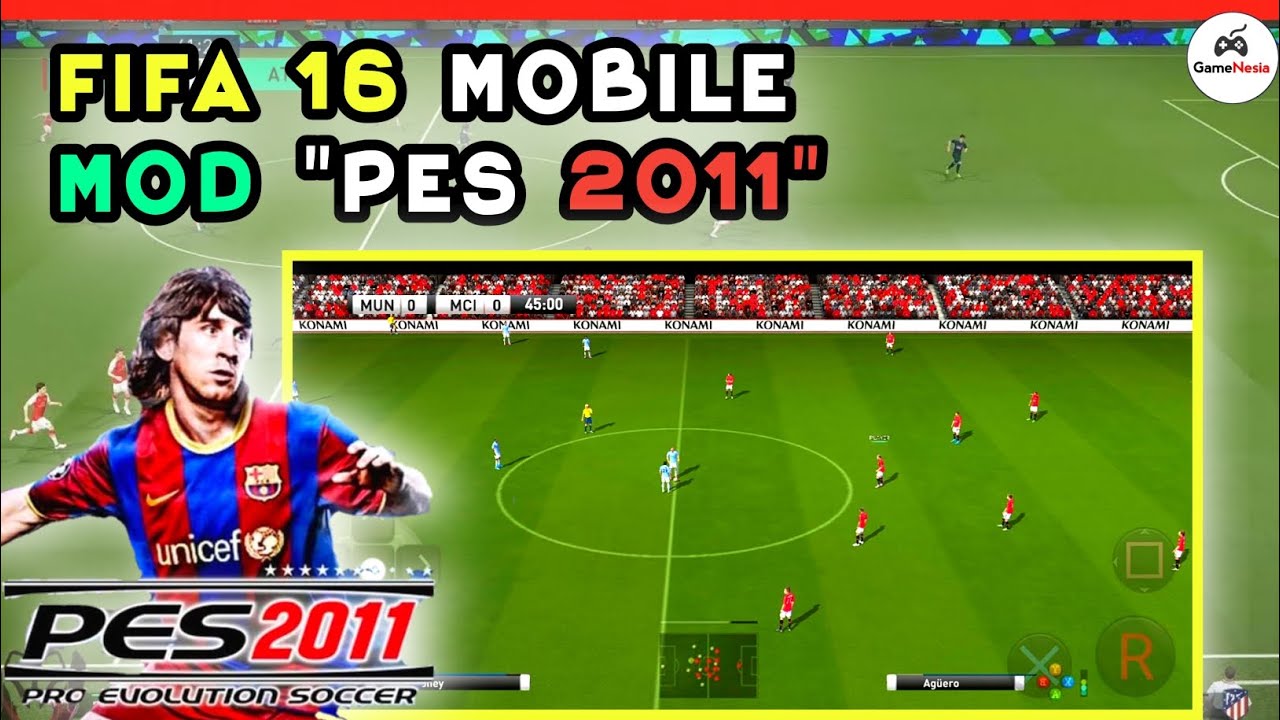 REAL GRAPHICS | Pes 11 Ps3 Mod Patch Fifa 16 Mobile ( Offline )