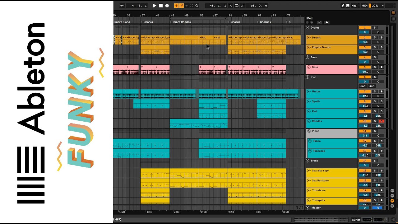 I Make Funky Beat In Ableton Live 11