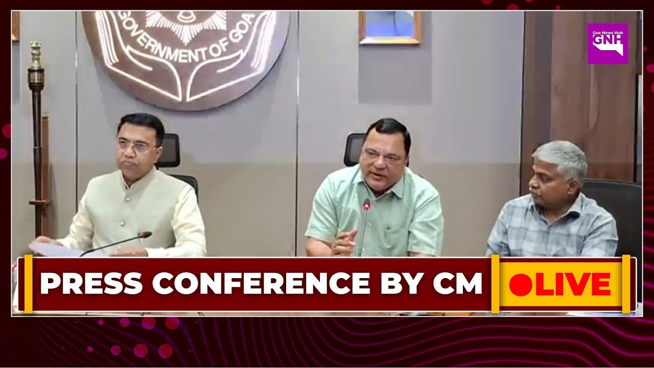 PRESS CONFERENCE BY CHIEF MINISTER DR PRAMOD SAWANT | 02/02/2026 |🔴GNH_ LIVE