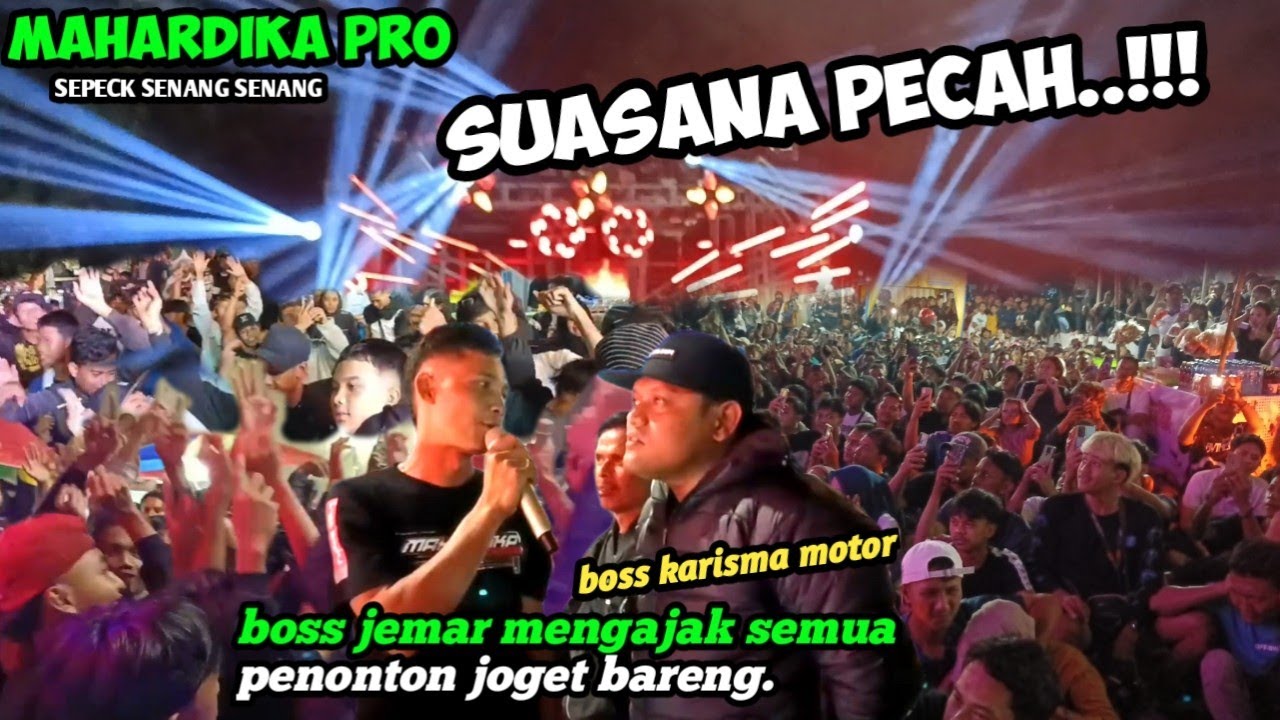SUASANA PECAH!! BOS JEMAR JOGET DI TENGAH TENGAH PENONTON, YANG AWAL DUDUK LAGSUNG IKUTAN JOGET.