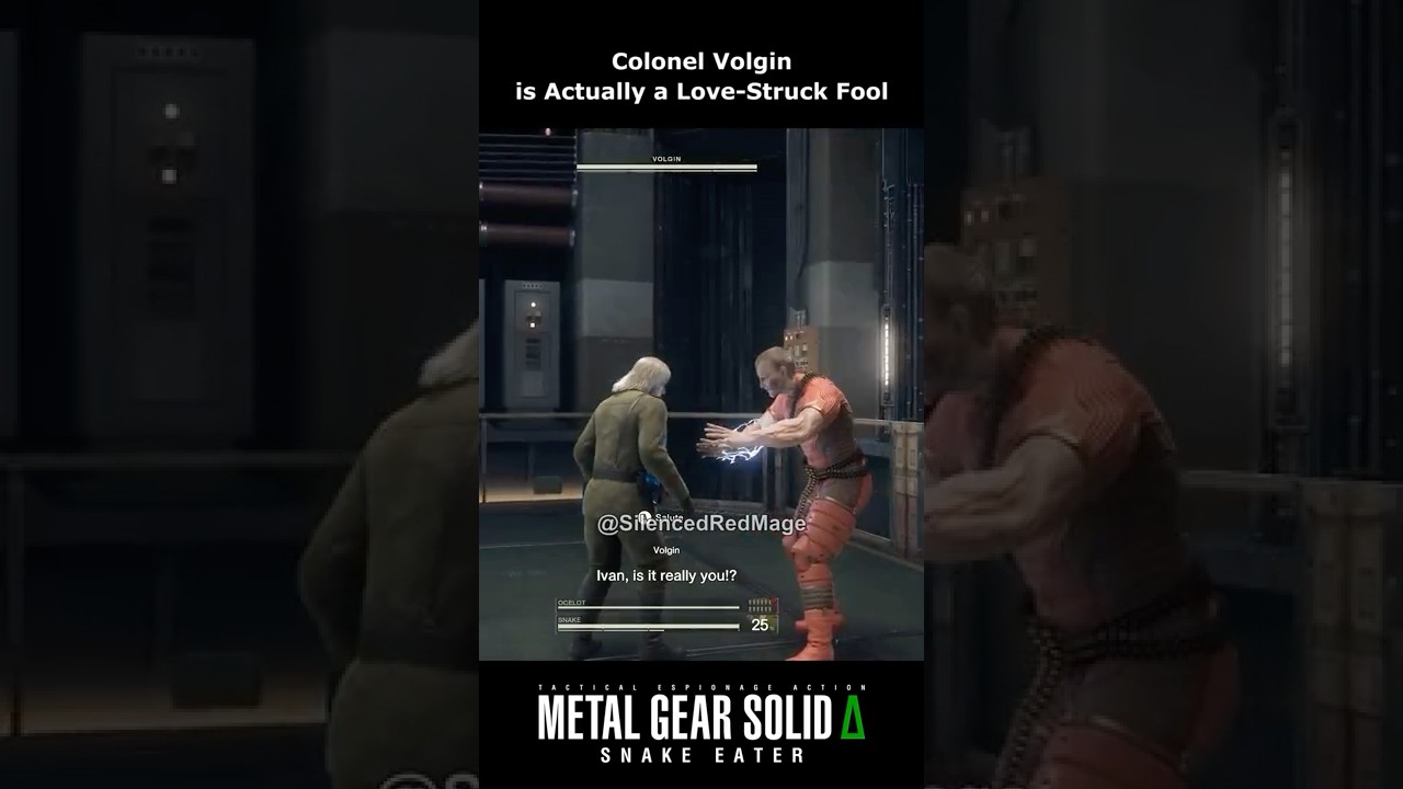 What If You Fight Volgin Disguised as Ivan? #metalgearsolid #mgs3