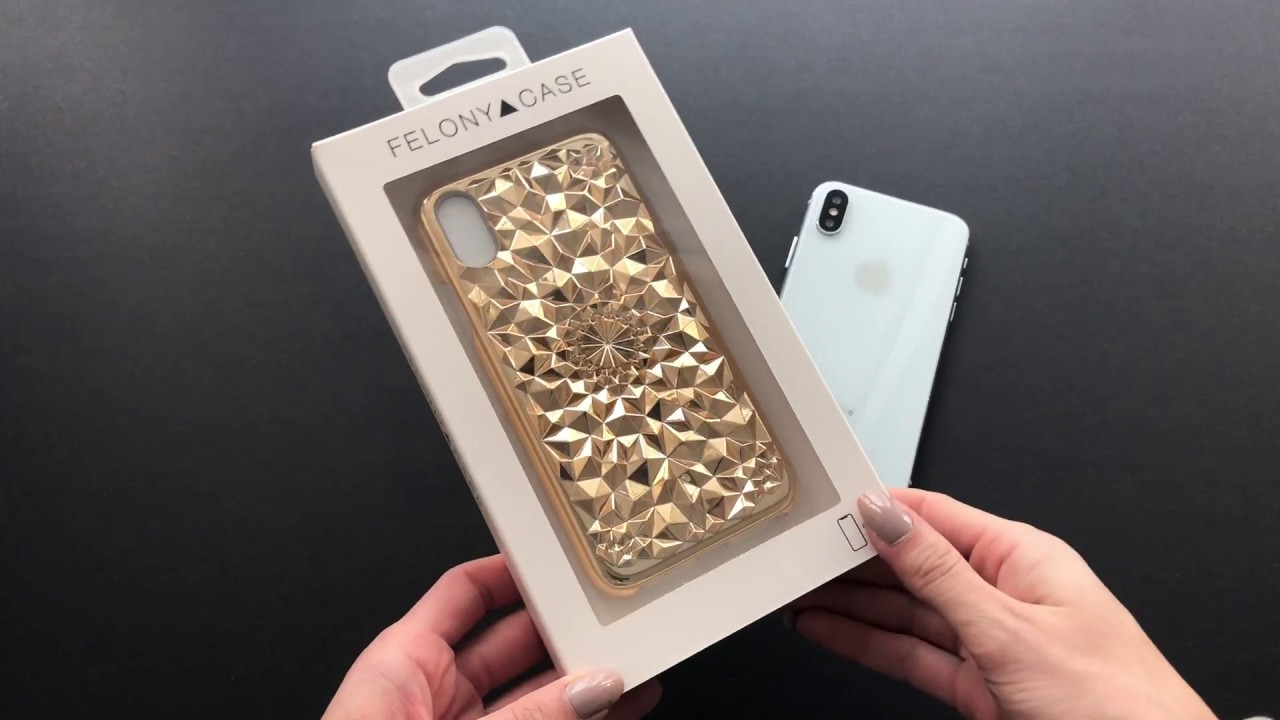 FELONY CASE // Gold Kaleidoscope Case for iPhone X