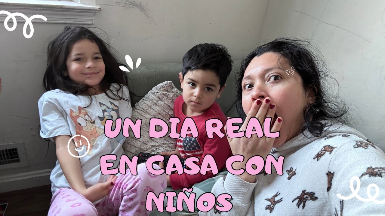 Un día real en casa con mis niños vlog de mamá 👩 