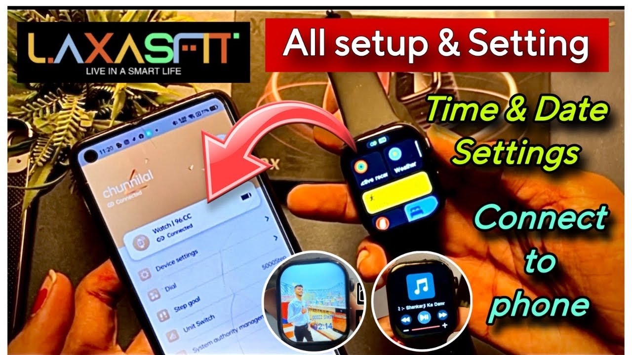 laxasfit app ko kaise use kare | Laxasfit app Tutorial | laxasfit app se watch connect kaise kare 