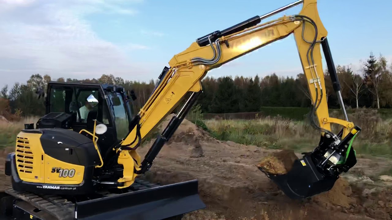 Yanmar SV100 pierwszy test