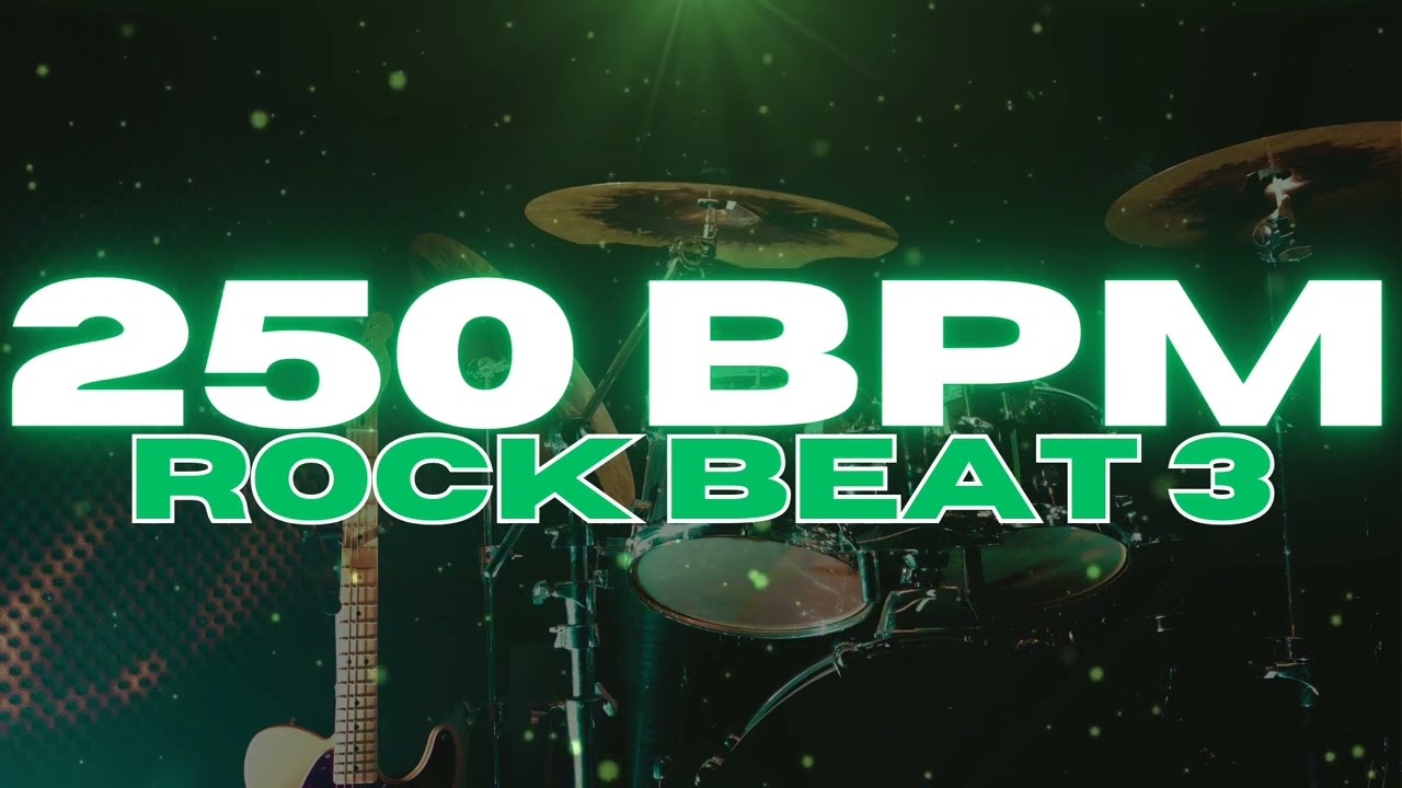 250 BPM - Rock Drum Beat - Loop 3