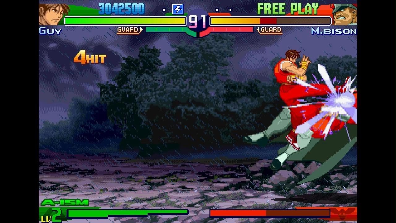 Street Fighter Alpha 3 Upper - Guy Arcade Mode