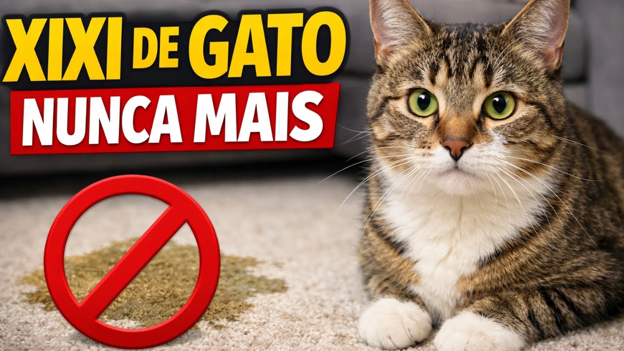 Cheiro de Xixi de Gato Nunca Mais! O Método Que Realmente Funciona