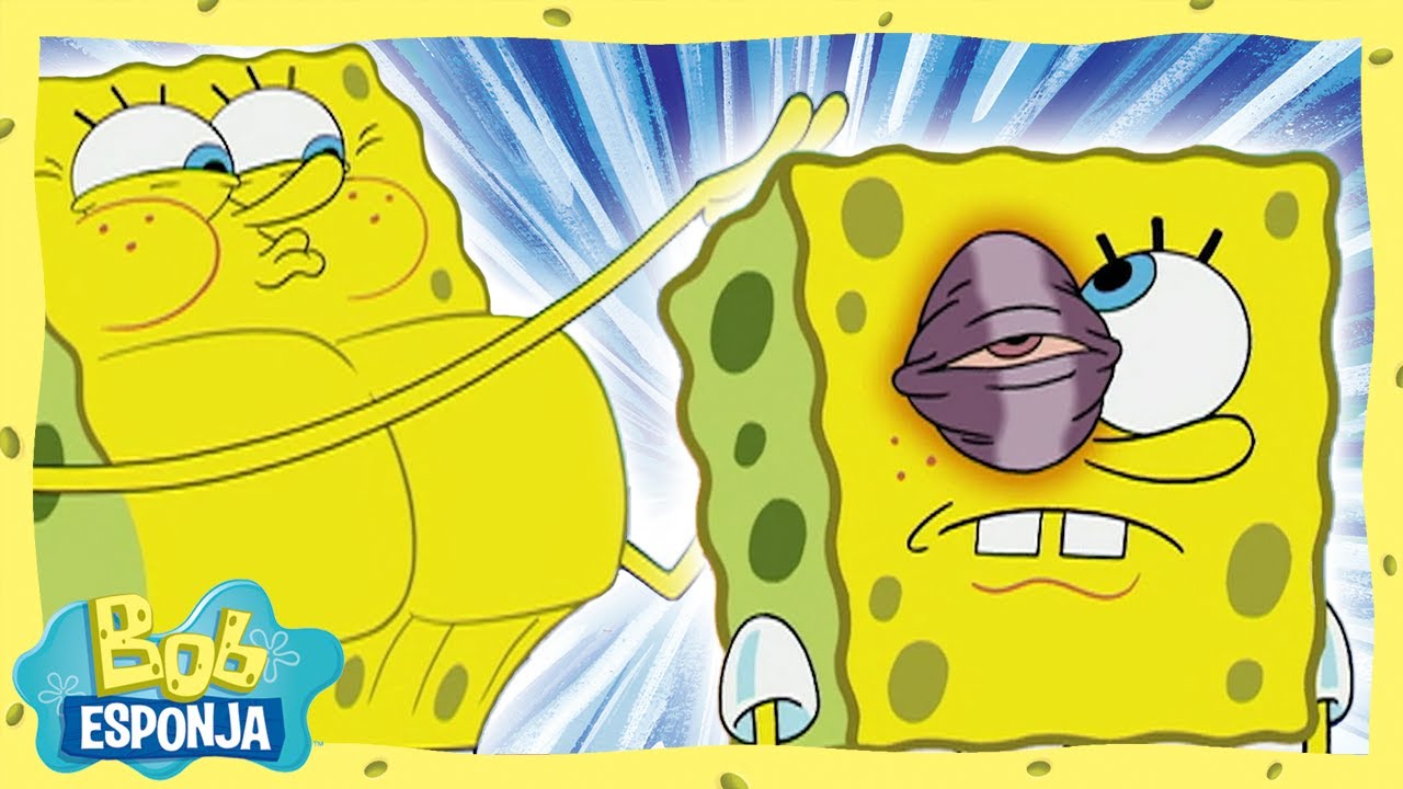 O Olho Roxo de Bob Esponja | Bob Esponja em Português