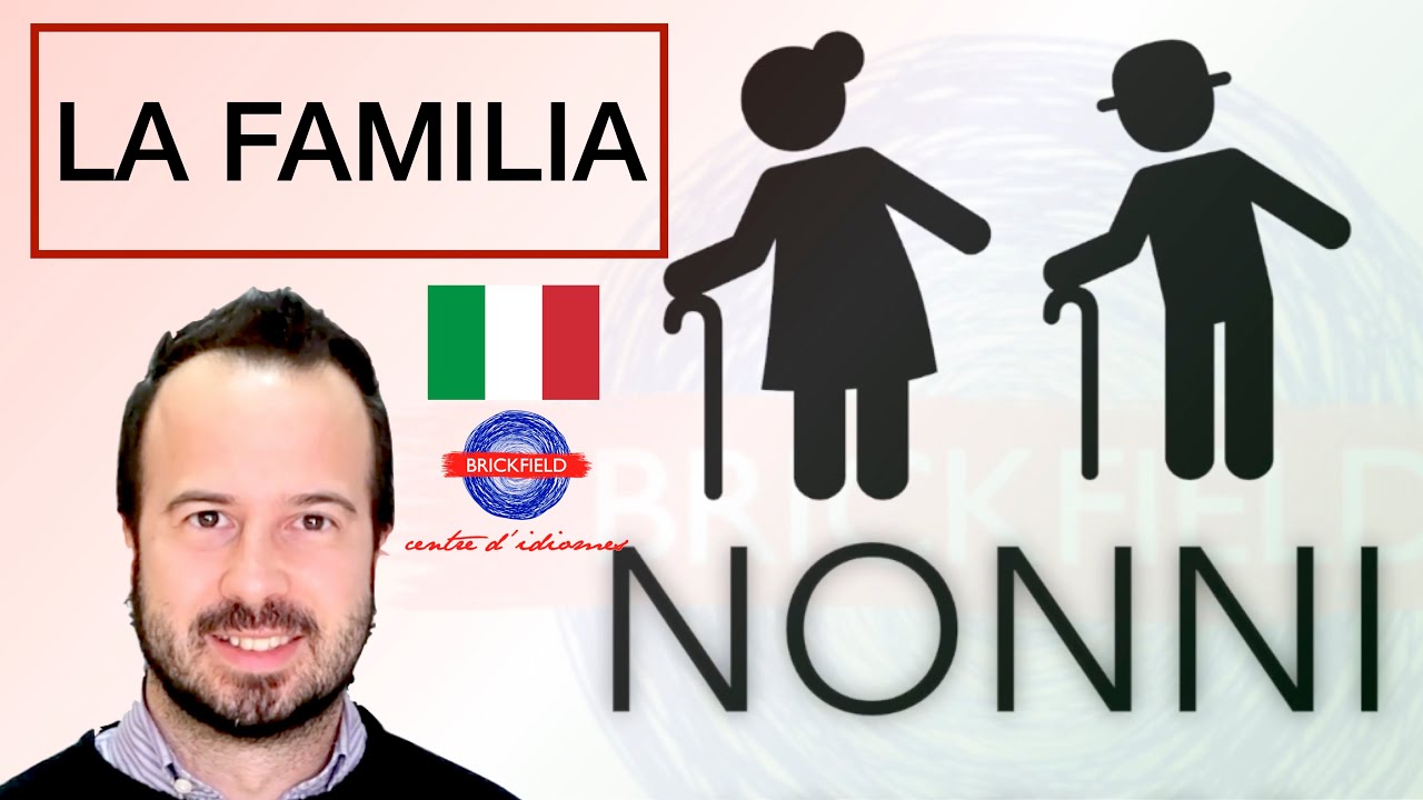 LOS MIEMBROS DE LA FAMILIA. CURSO BÁSICO DE ITALIANO.-  episodio 7