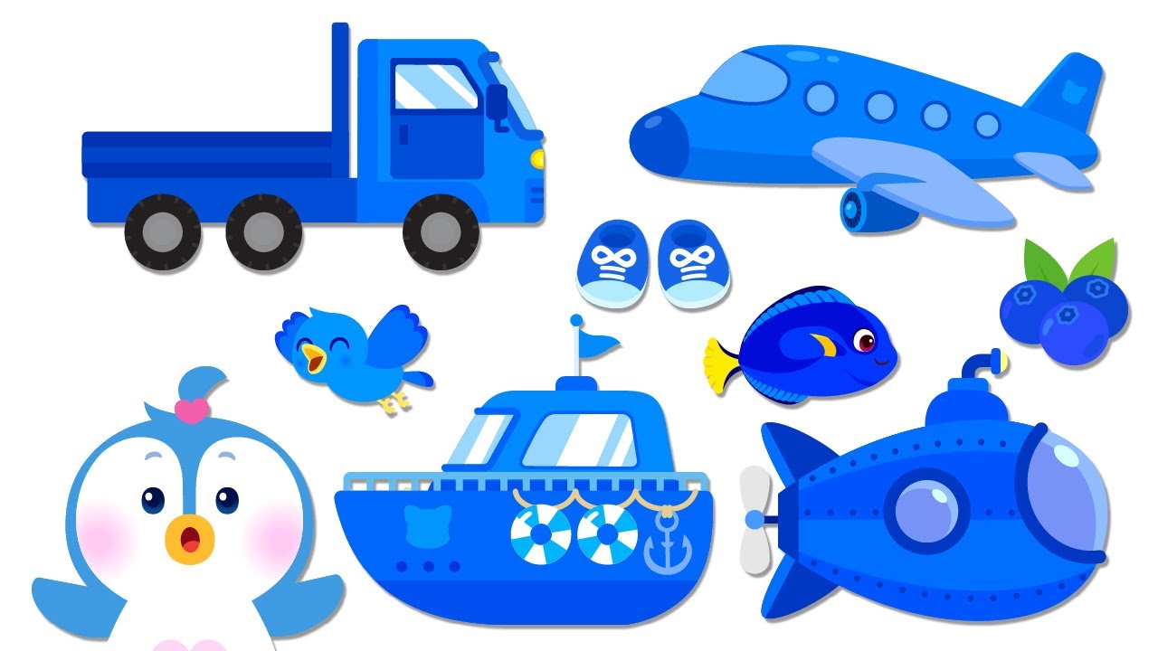 El Color Azul 💙💎🧊💎💙 | Canciones para Ni&ntilde;os | Lotty Friends Espa&ntilde;ol