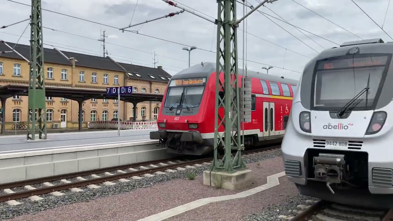 DB - Sachsen-Anhalt - Der Bahnhof Halle (Saale) Hbf