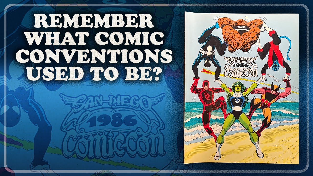San Diego Comic Con 1986 Program Flip Through - Frank Miller, Alan Moore, Jack Kirby + more!