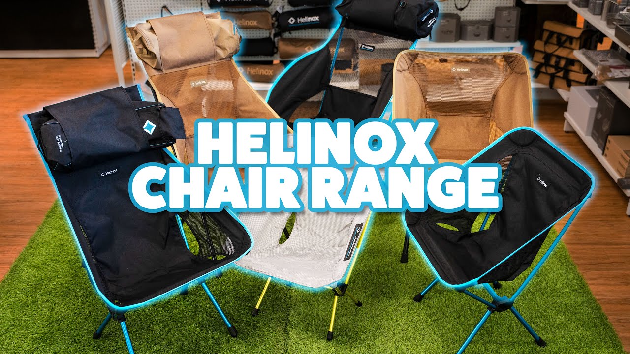 Ассортимент стульев Helinox | Стул Zero, Стул One, Стул Cafe, Стул Sunset и Стул Savanna