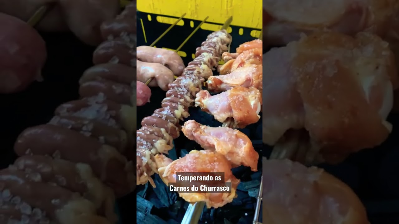 Temperando as Carnes do Churrasco 🍖.